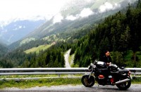 Hahntennjoch-Pass von Westen nach Imst