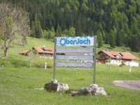 Erstes Etappenziel bei Bad Hindelang. Das Bier vom Vorabend bereitet noch etwas Schmerz. Aber nur im Kopf.