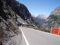 Die Auffahrt zu Passo Stelvio